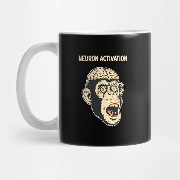 Funny Monkey Brain Internet Meme Neuron Activation by TenchiMasaki